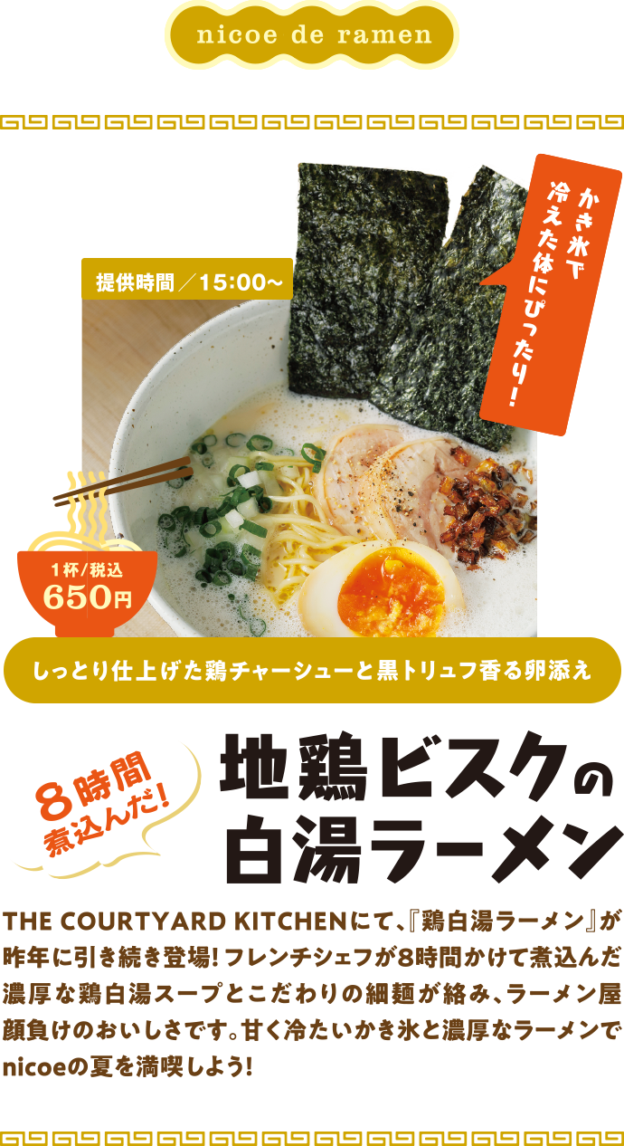 地鶏白湯ラーメン